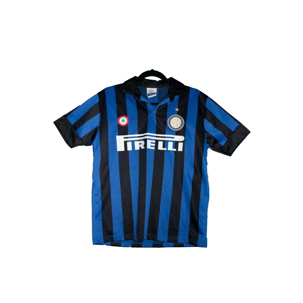 Replica Pazzini #7 Inter Milan Black & Blue Home Jersey